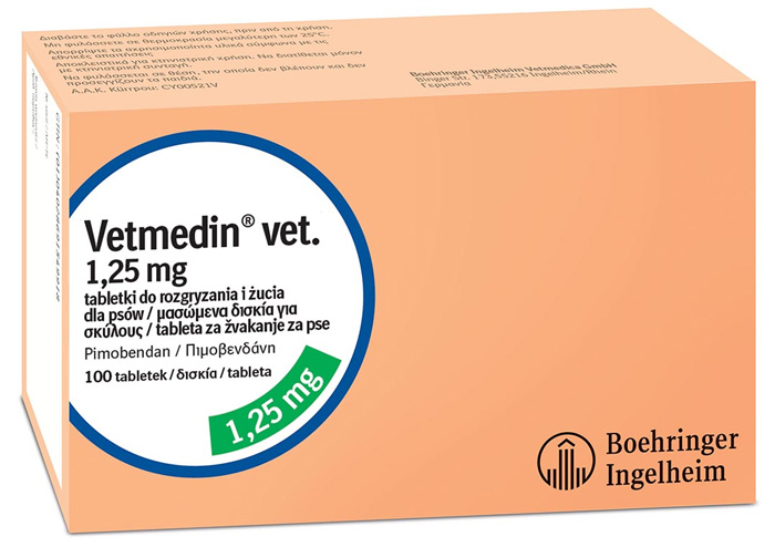 Vetmedin® 1.25 mg za pse, 5 x 10 tableta